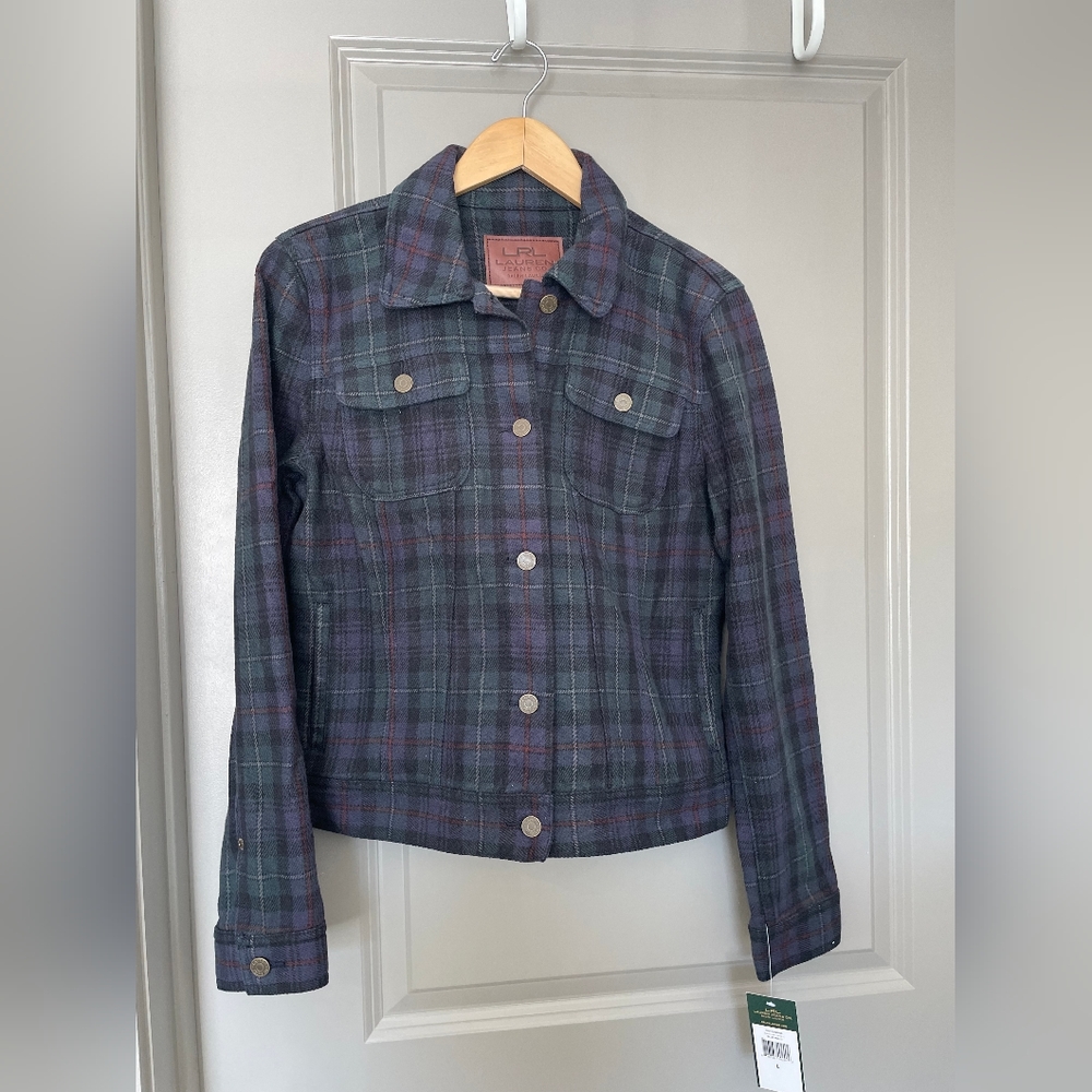 Lightweight Ralph Lauren Jeans Co Plaid Jacket